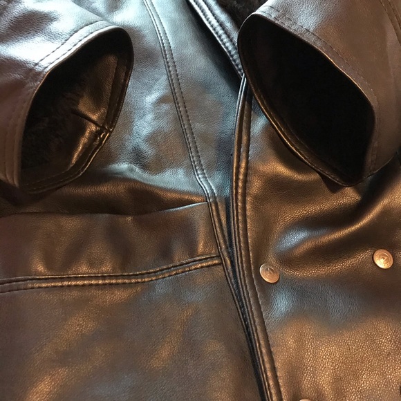 Made in Italy Mens T Shearling Jacket - Picture 13 of 14